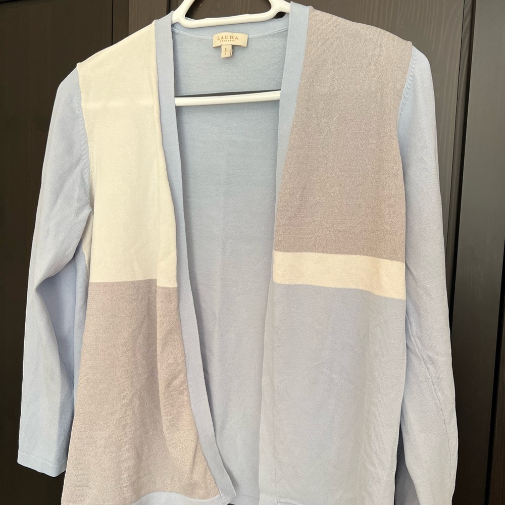 Laura Women's Blue and Grey Cardigan